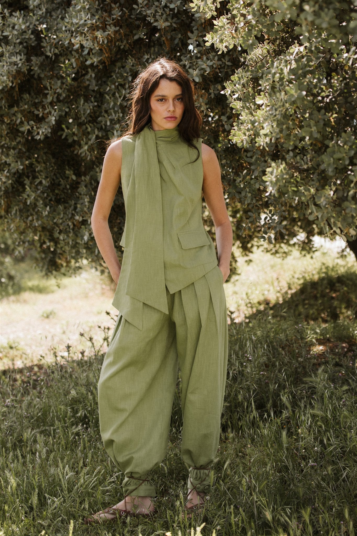 Pantalón Bombacho Olive