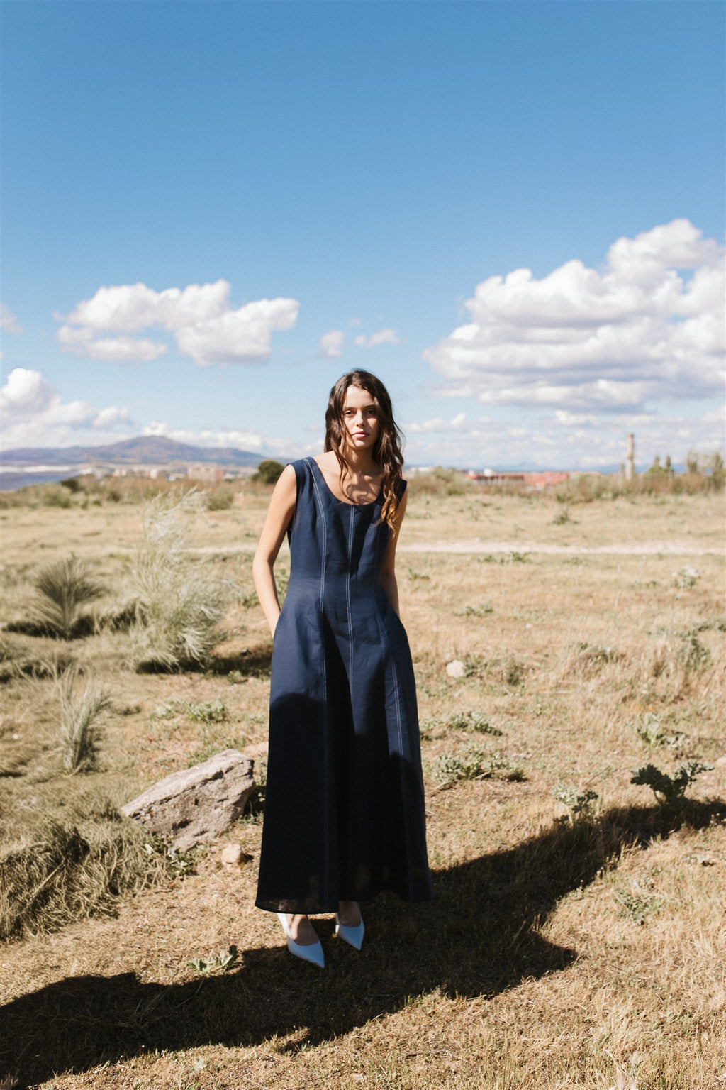 Vestido Evase  Marine
