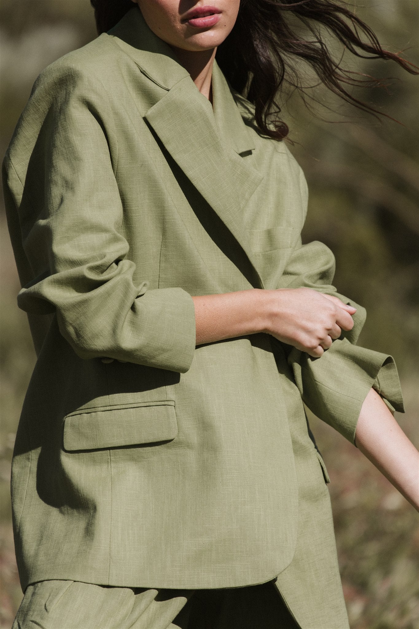 Blazer oversize Olive